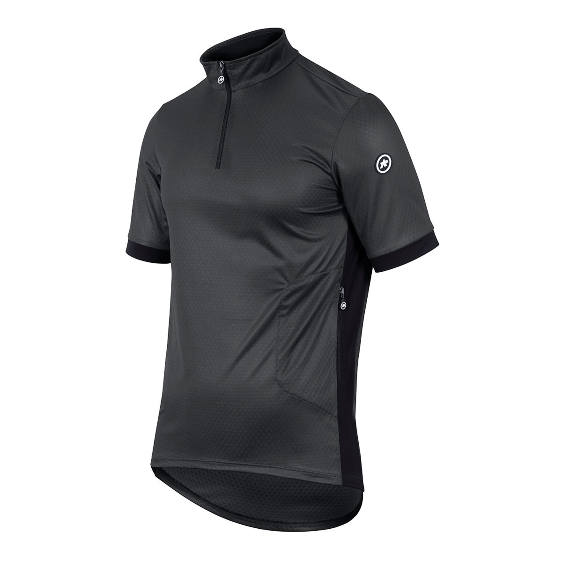 Assos MILLE GTC C2 Gravel Fietsshirt Korte Mouwen Grijs Heren