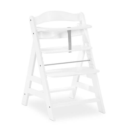 Chaise haute Alpha+ - Blanc - HAUCK