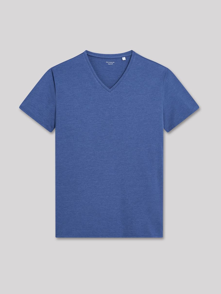 Tee-shirt col v uni