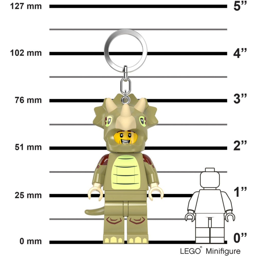 Køb Euromic Lego® Minifigurines™ Nøglering Med Lys Triceratops Costume Fan