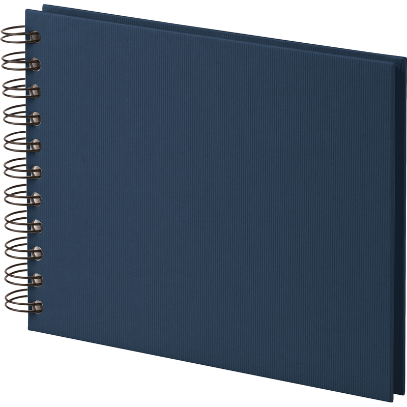 Rössler Fotoalbum, 195 x 145 mm, blanco, navy