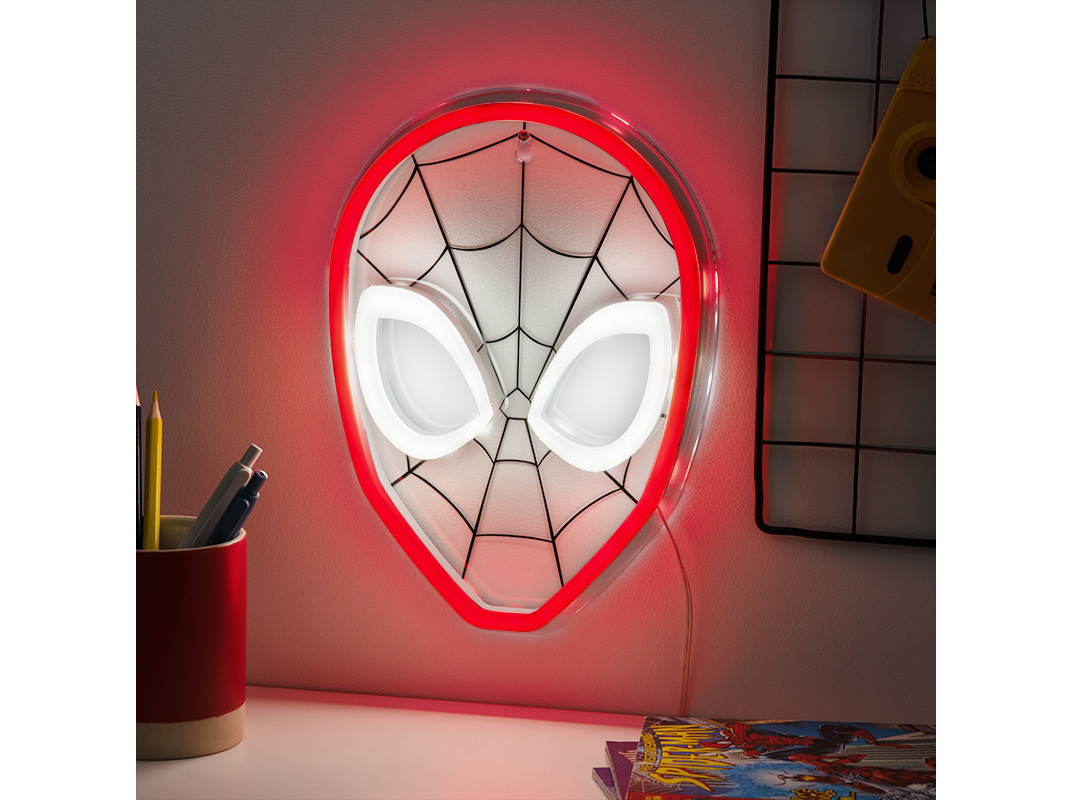 CANDEEIRO LED NEON SPIDER-MAN