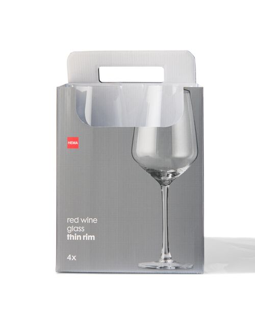 4 verres à vin rouge 490ml
