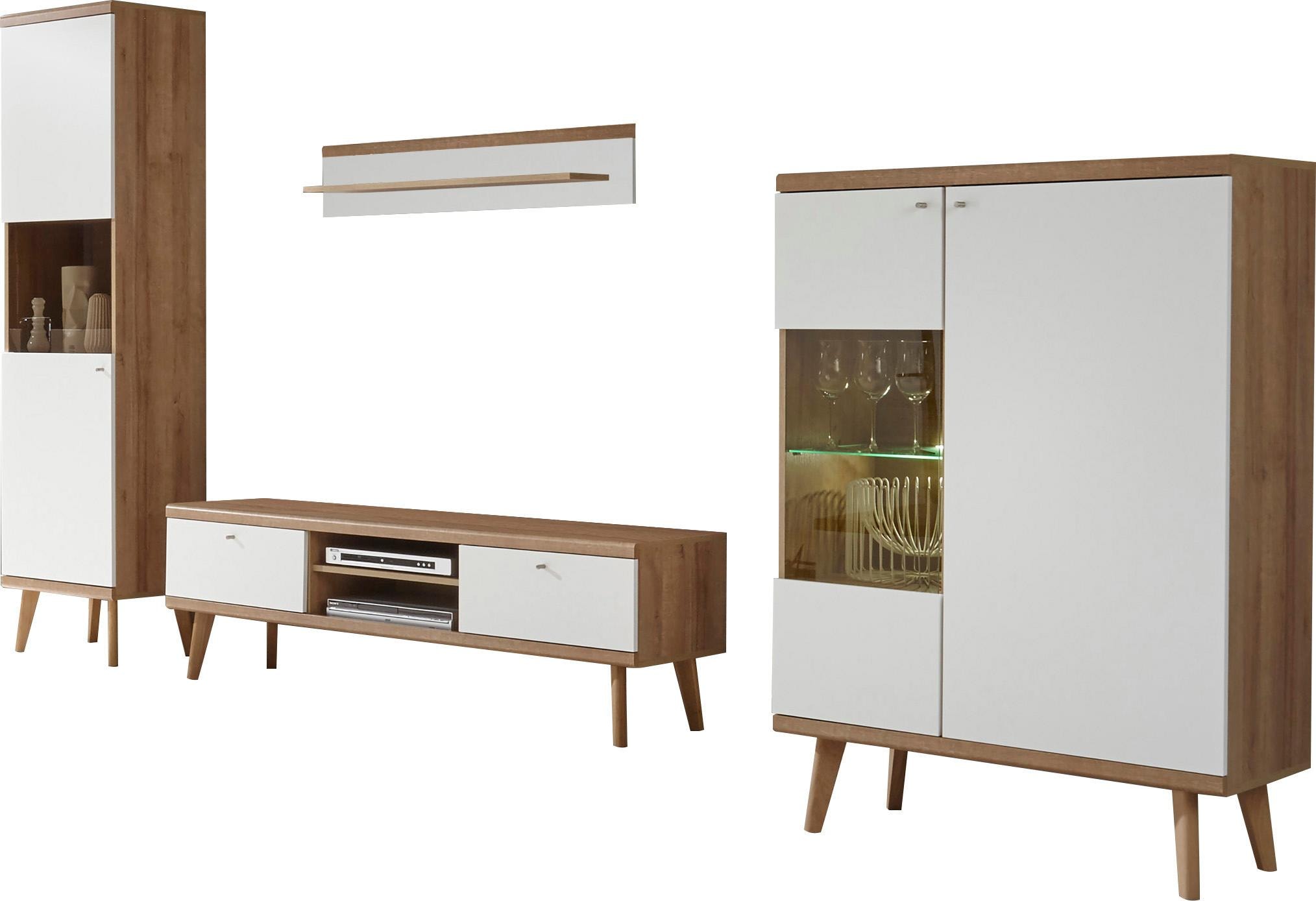 andas Wohnwand »Merle« Set, 4 Stk. tlg.