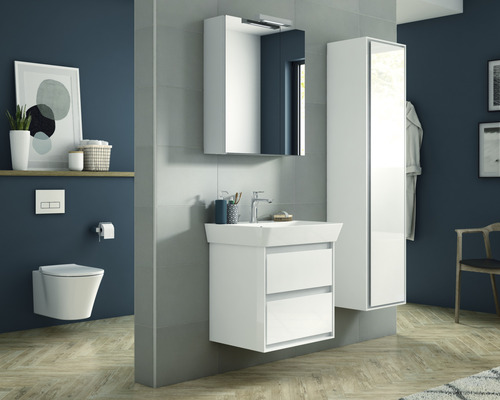 Ideal Standard Connect Air wastafelmeubel, afmetingen (B x H x D): 51,7 x 40,9 x 53 cm, frontkleur: glanzend wit, E1606B2