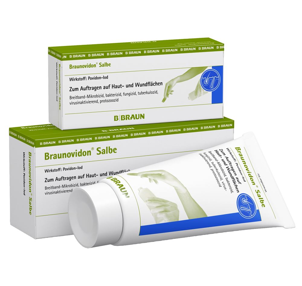 BRAUNOVIDON Wundsalbe<br>20 × 20 g, Tube, Salbe