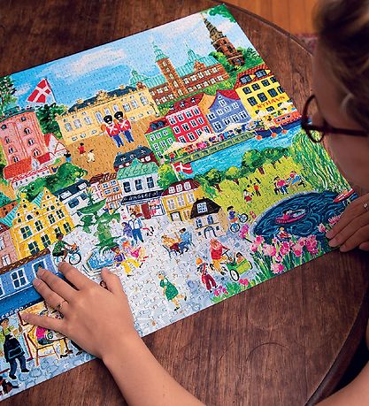 Eeboo Puzzlespiel - 1000 Teile - Kopenhagen