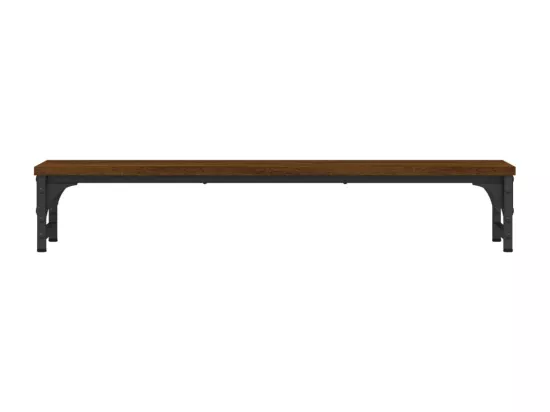 Support de moniteur chêne marron 85x23x15,5cm bois d'ingénierie
