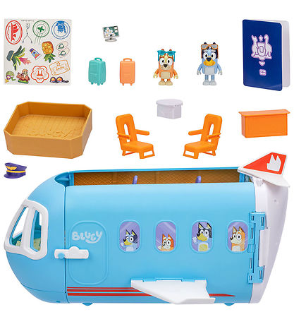 Bluey Spielset m. Sound - Transformierbar Flieger -3-in-1