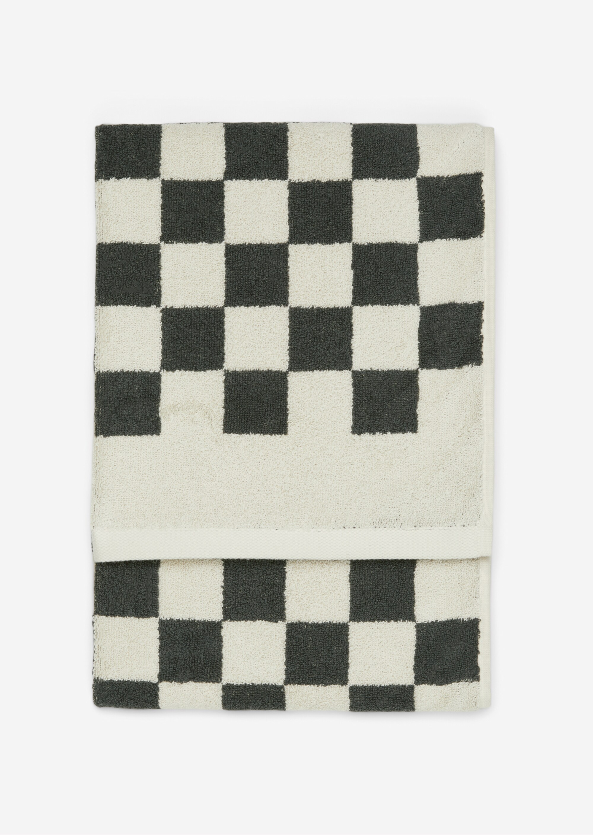 Handtuch Modell CHECKER mit Jacquard-Karomuster