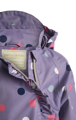 Petite Chérie Atelier Lily Skalldress, Dots Lavender Gray