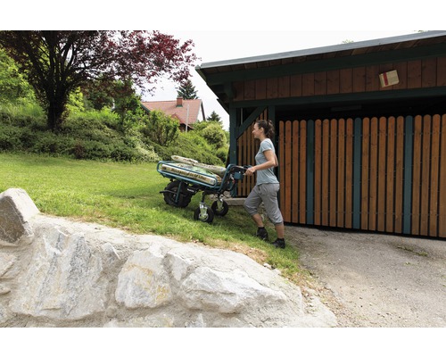 Makita DCU180Z 18V accu kruiwagen, zonder bak, accu en lader