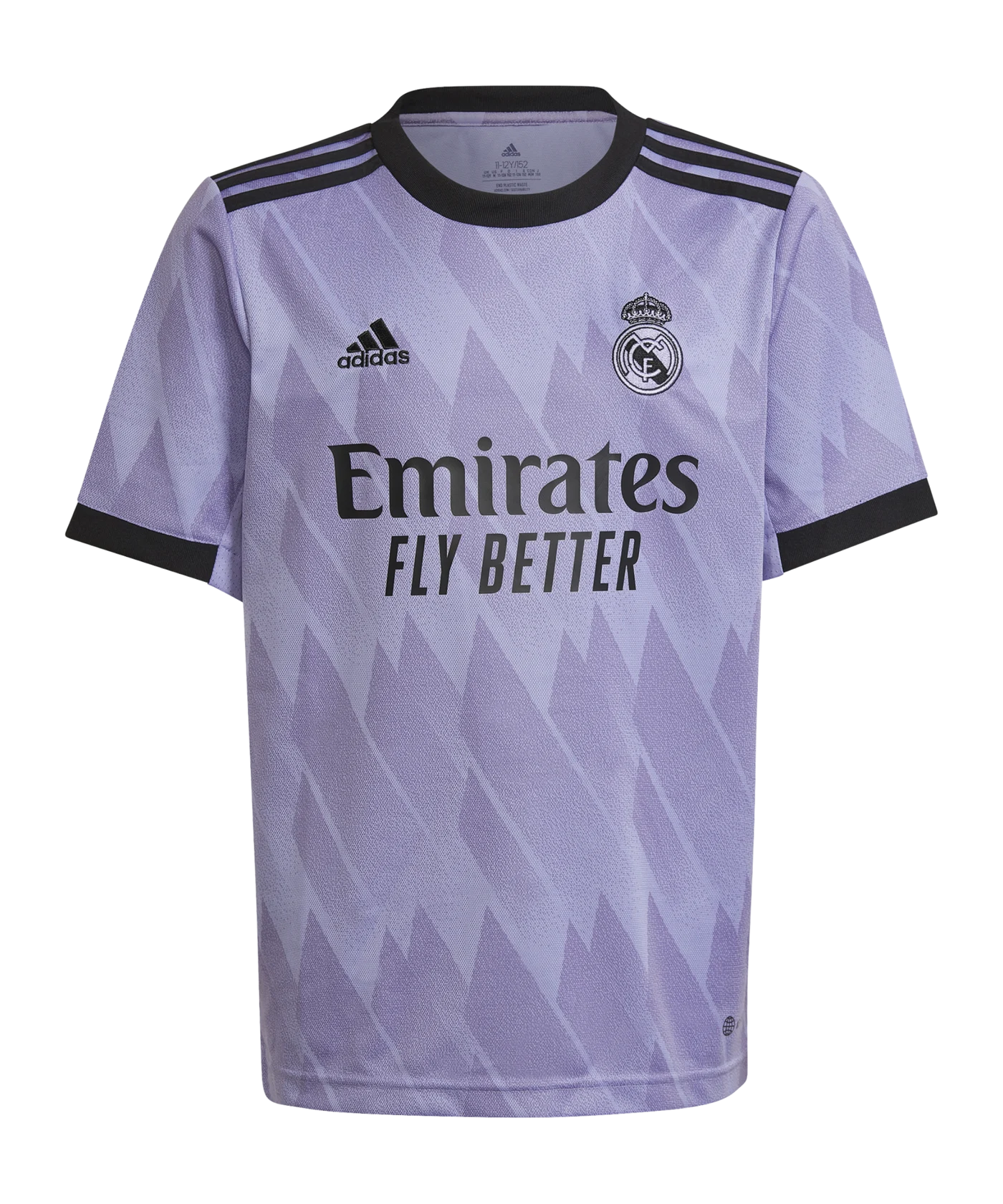 adidas Real Madrid Trikot Away 2022/2023 Kids Lila