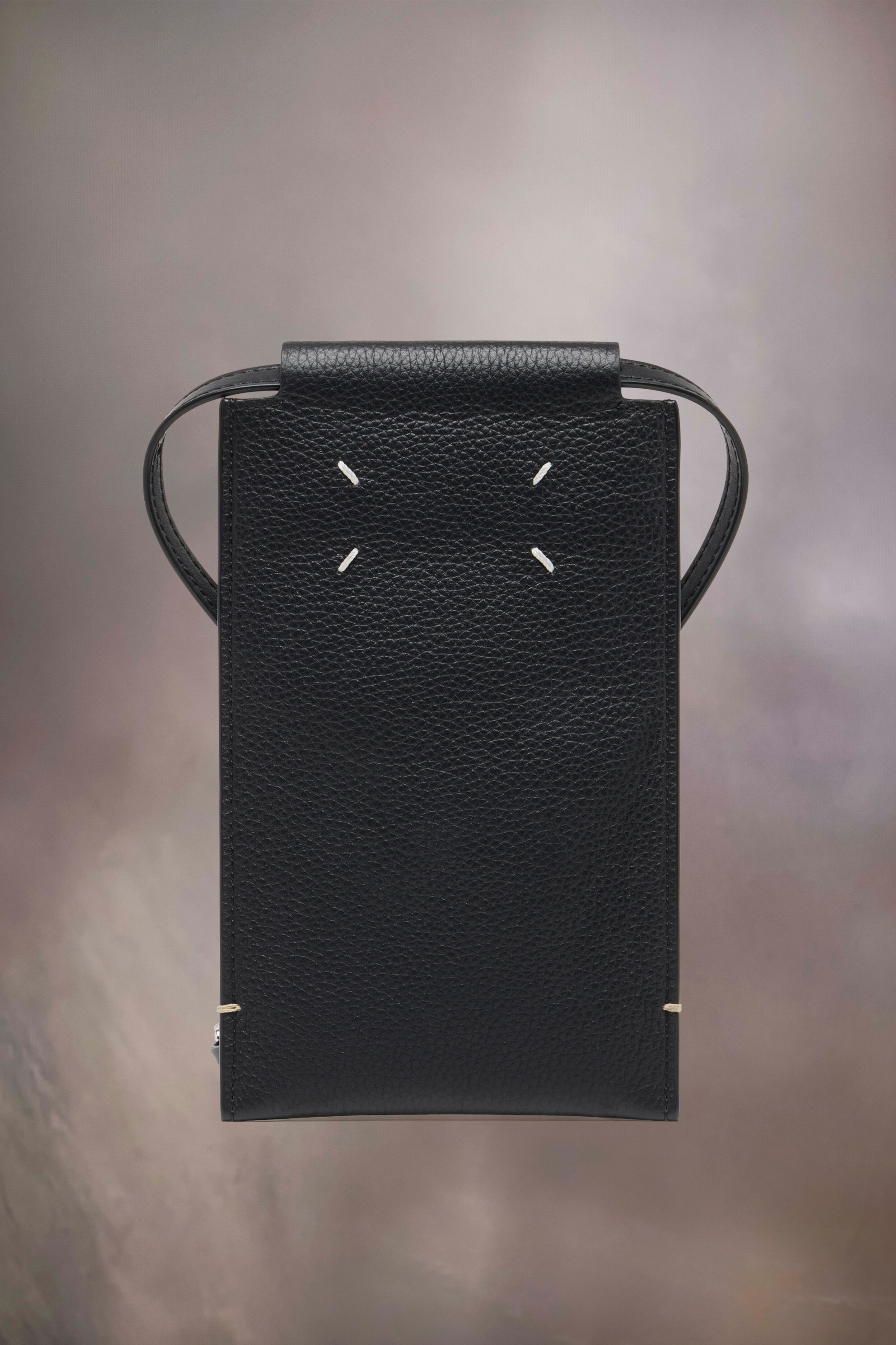 Étui pour téléphone Dress-age noir en cuir