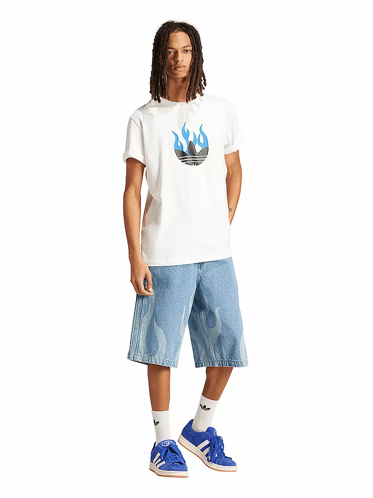 ADIDAS ORIGINALS Jeansshorts hellblau