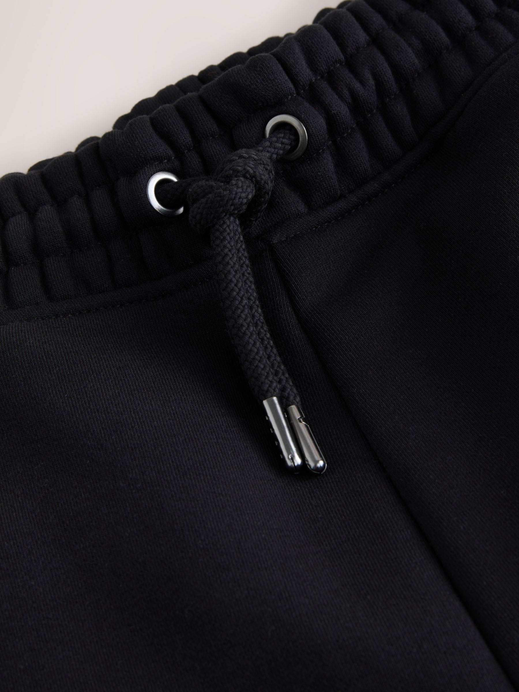 Zwart - Relaxed fit - Katoenrijke Jersey Joggingbroeken