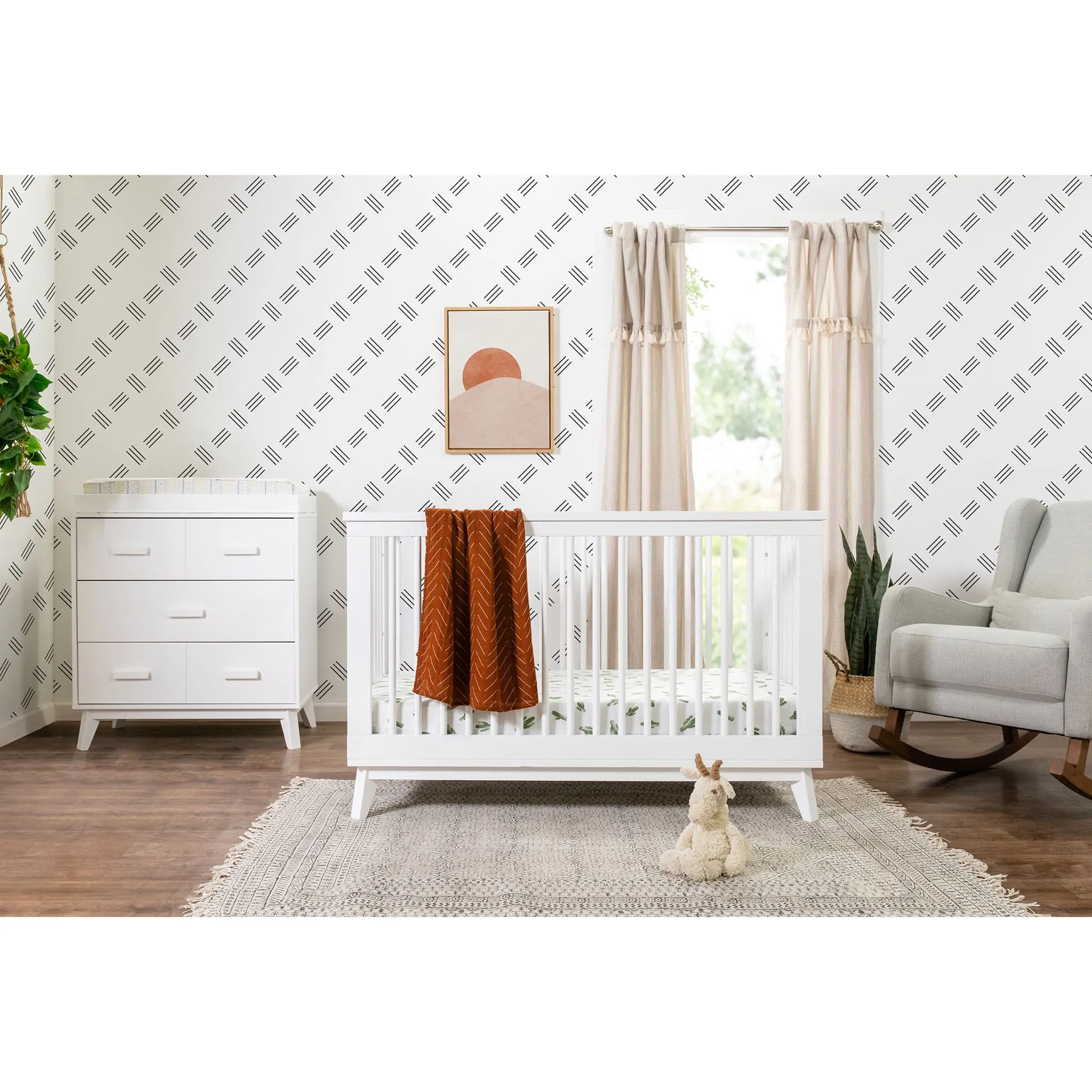 Babyletto Meuble à Langer 3 Tiroirs Scoot - Blanc