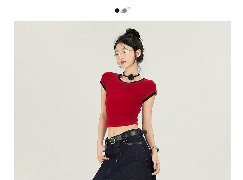 Denimot - Maxi A-lijn denim rok met hoge taille