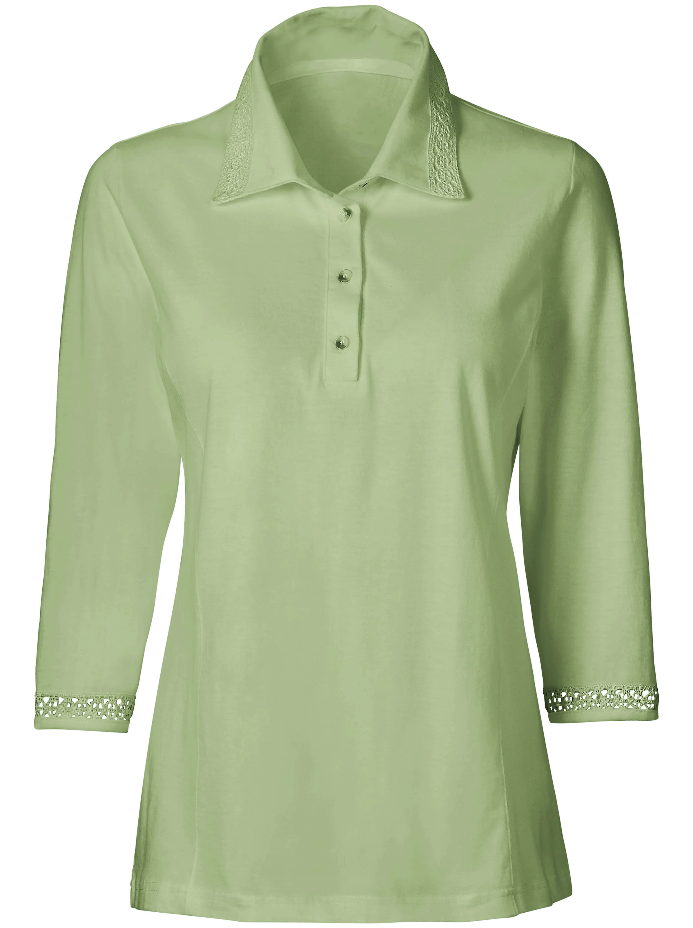 Poloshirt in lindgrün