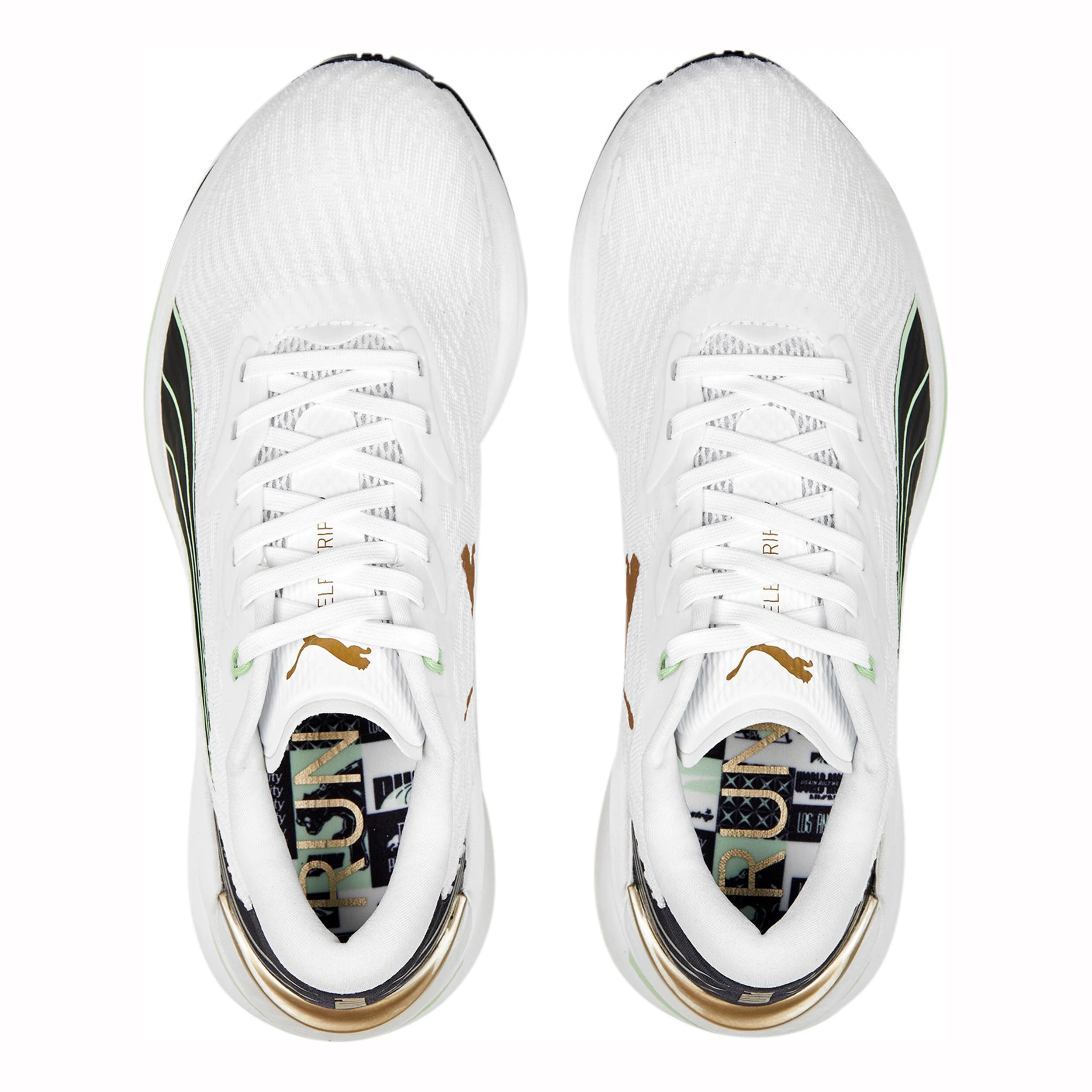 Puma Electrify Nitro 2 Run 75 Chaussure De Running Sans Stabilisateurs Femmes - Blanc , Noir