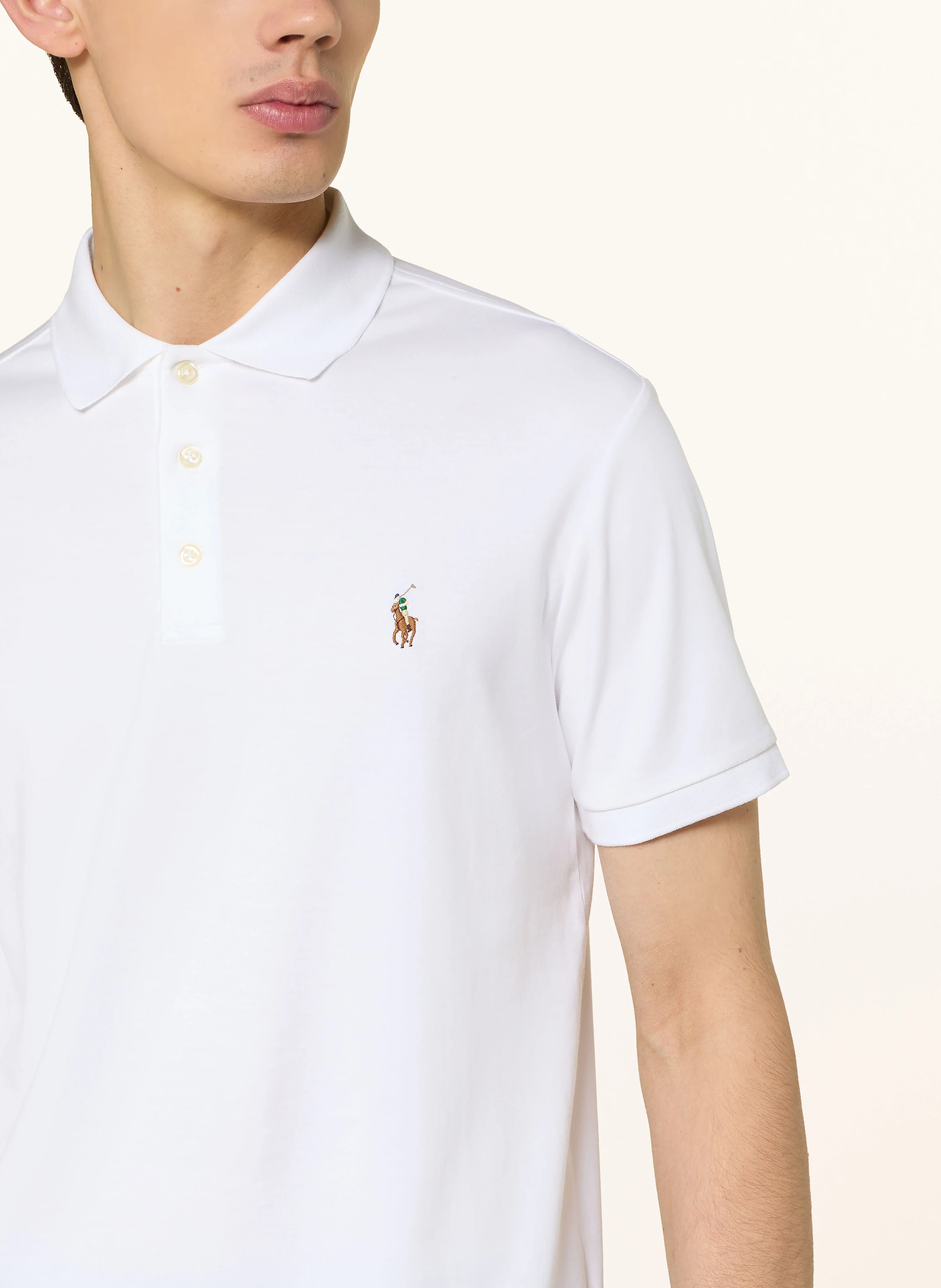 POLO RALPH LAUREN Jersey-Poloshirt Custom Slim Fit