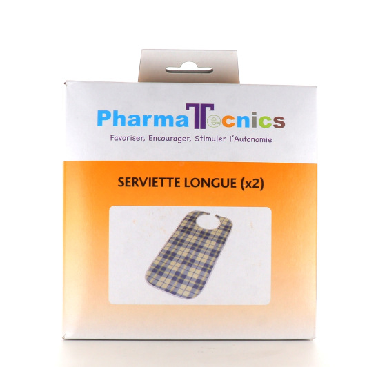 PharmaTecnics Serviette Longue Adulte x2