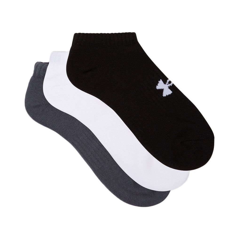 Under Armour CORE NO SHOW - Chaussettes x3 noir