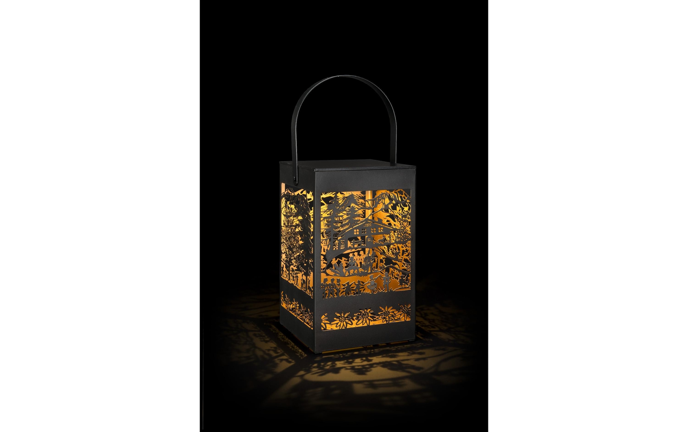 STT LED Laterne »Edelweiss Recharge USB« LED-Modul Warmweiss