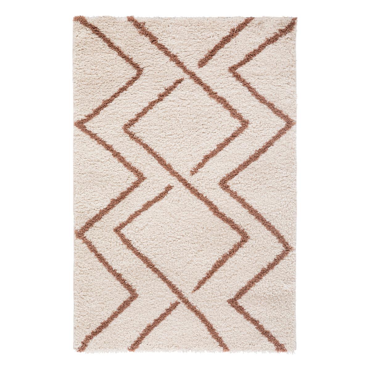TAPIS ESPRIT BERBERE TERRACOTTA 100X150CM