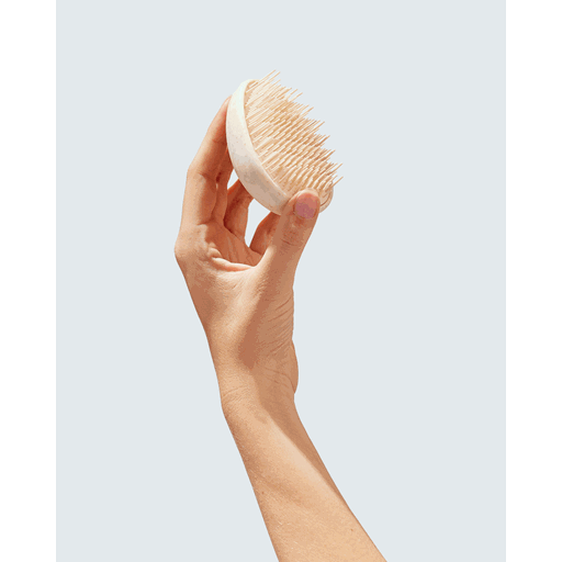 Hairlust Wet Hair Detangler Brush, Hvid