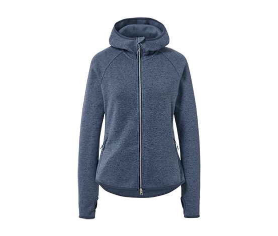 Strickfleece-Jacke