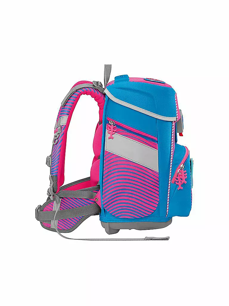 STEP BY STEP Schultaschen Set 5tlg SPACE Neon Kolibri Kaja  pink