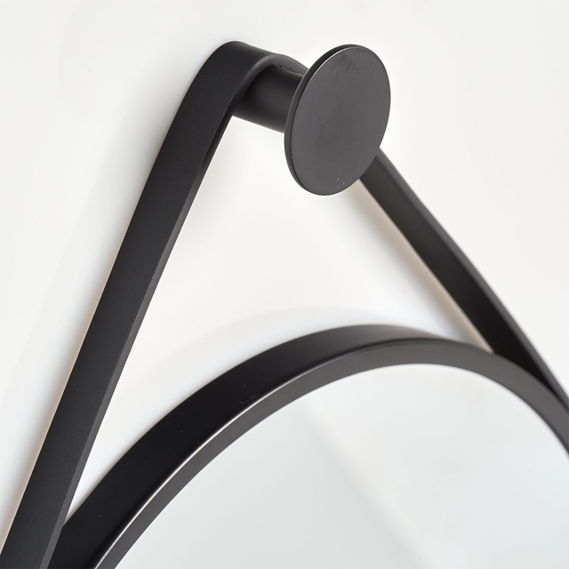 Zeller Present Dekospiegel »Wandspiegel, Metall/Kunststoff, schwarz« Wandspiegel