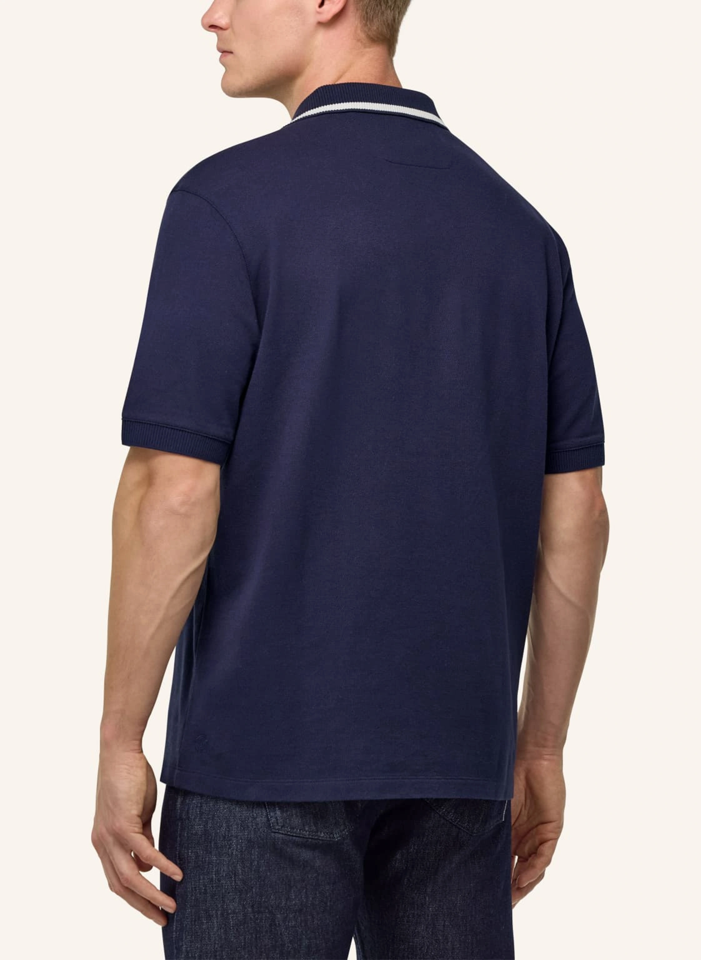 BOGGI MILANO Piqué-Poloshirt