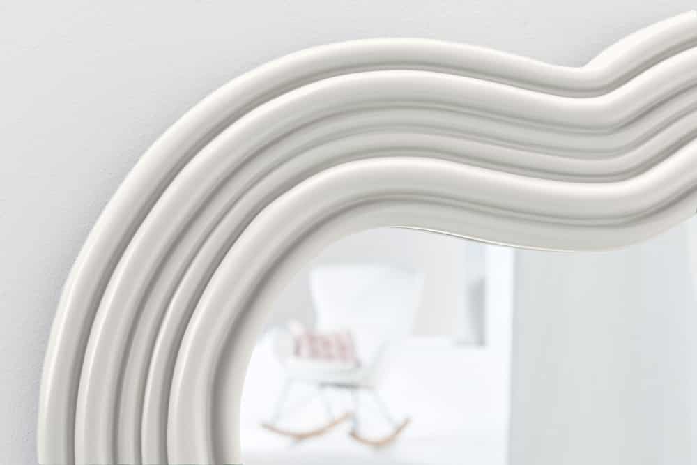 Design Wandspiegel ALICE II 100cm weiß