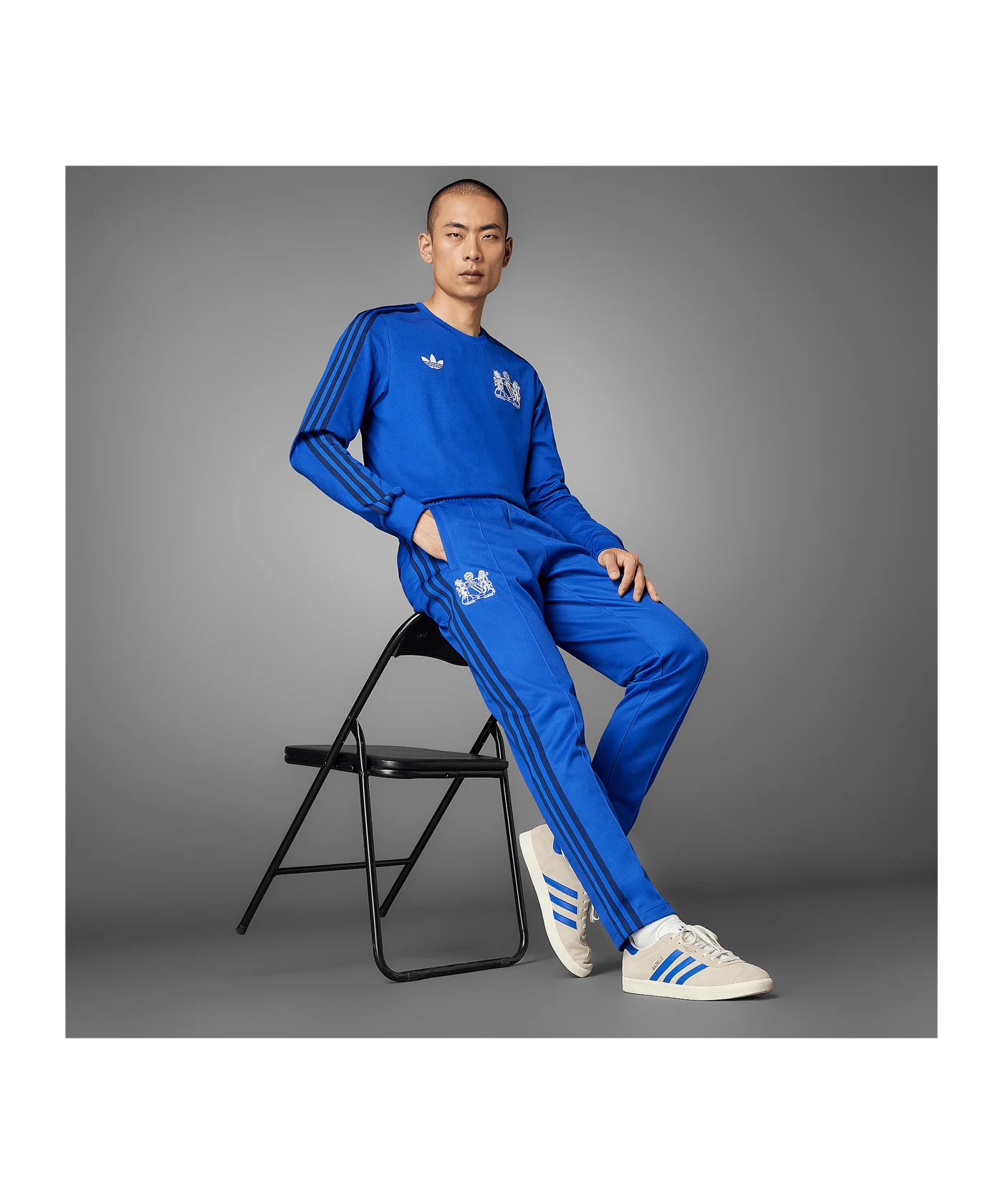 adidas Originals Manchester United George Best Trainingshose Blau