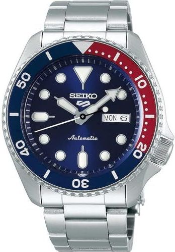Seiko 5 Sports - Automatisch Herenhorloge - Roestvrij Staal - Blauw
