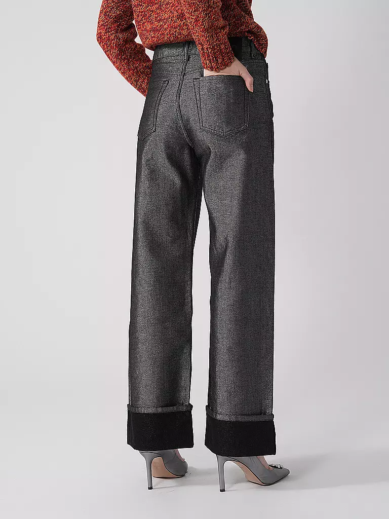 HUGO Jeans Wide Fit GEALENA silber