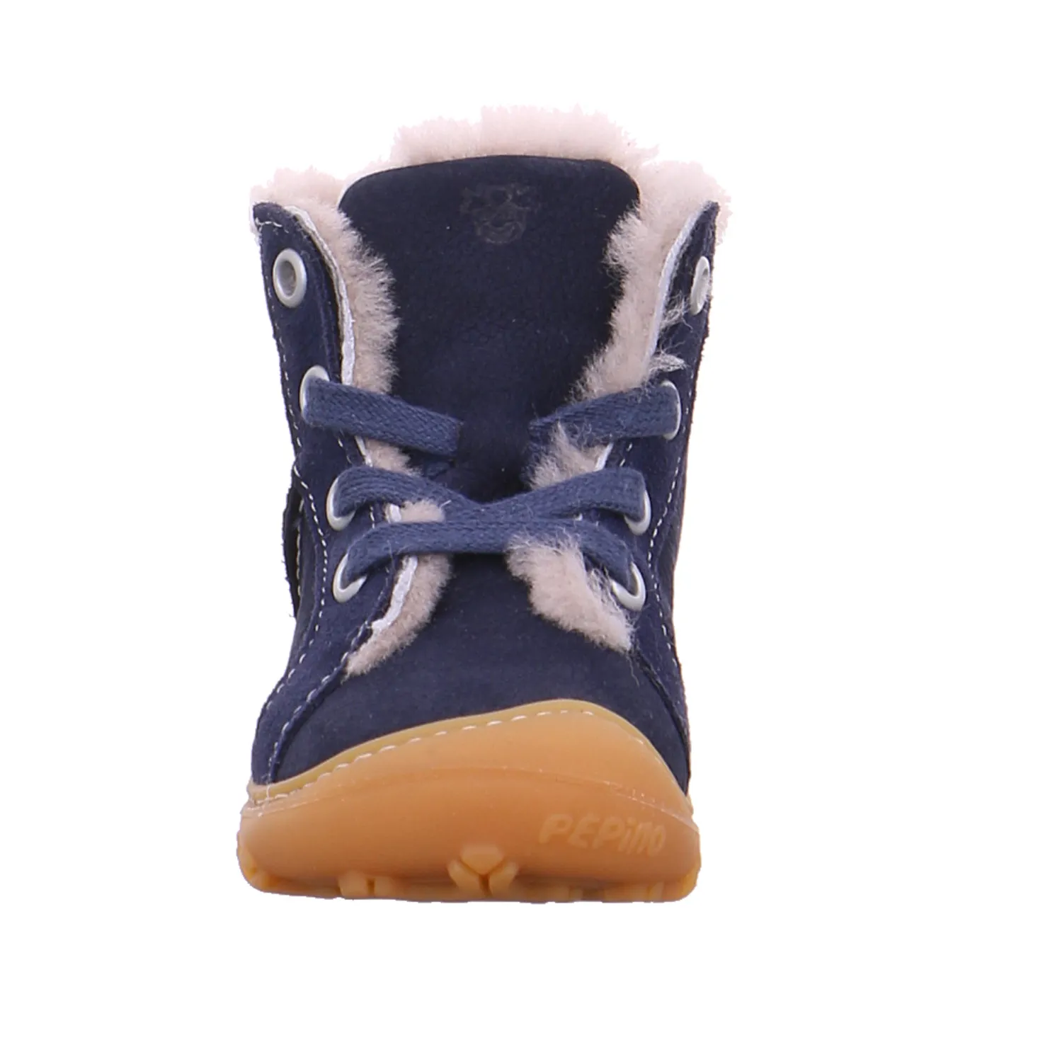 PEPINO Kleinkinder-Winter-Bottine Blau Leder  Bottine Unisex