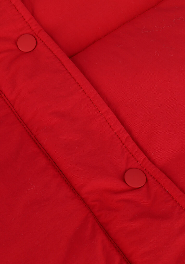 ANOTHER LABEL rode another label gewatteerde jas mille oversized puffer