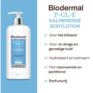 Biodermal P-CL-E Kalmerende Bodylotion Droge & Gevoelige Huid 400ML