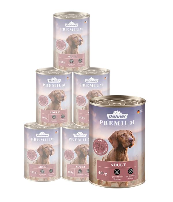 Dehner Premium Nassfutter für Hunde Adult