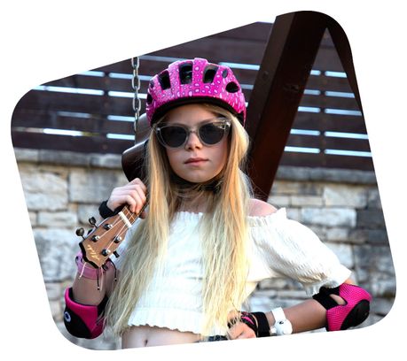 Casque de Vélo pour enfants de 6 à 12 ans | Graffiti Jaune| Certifié EN1078