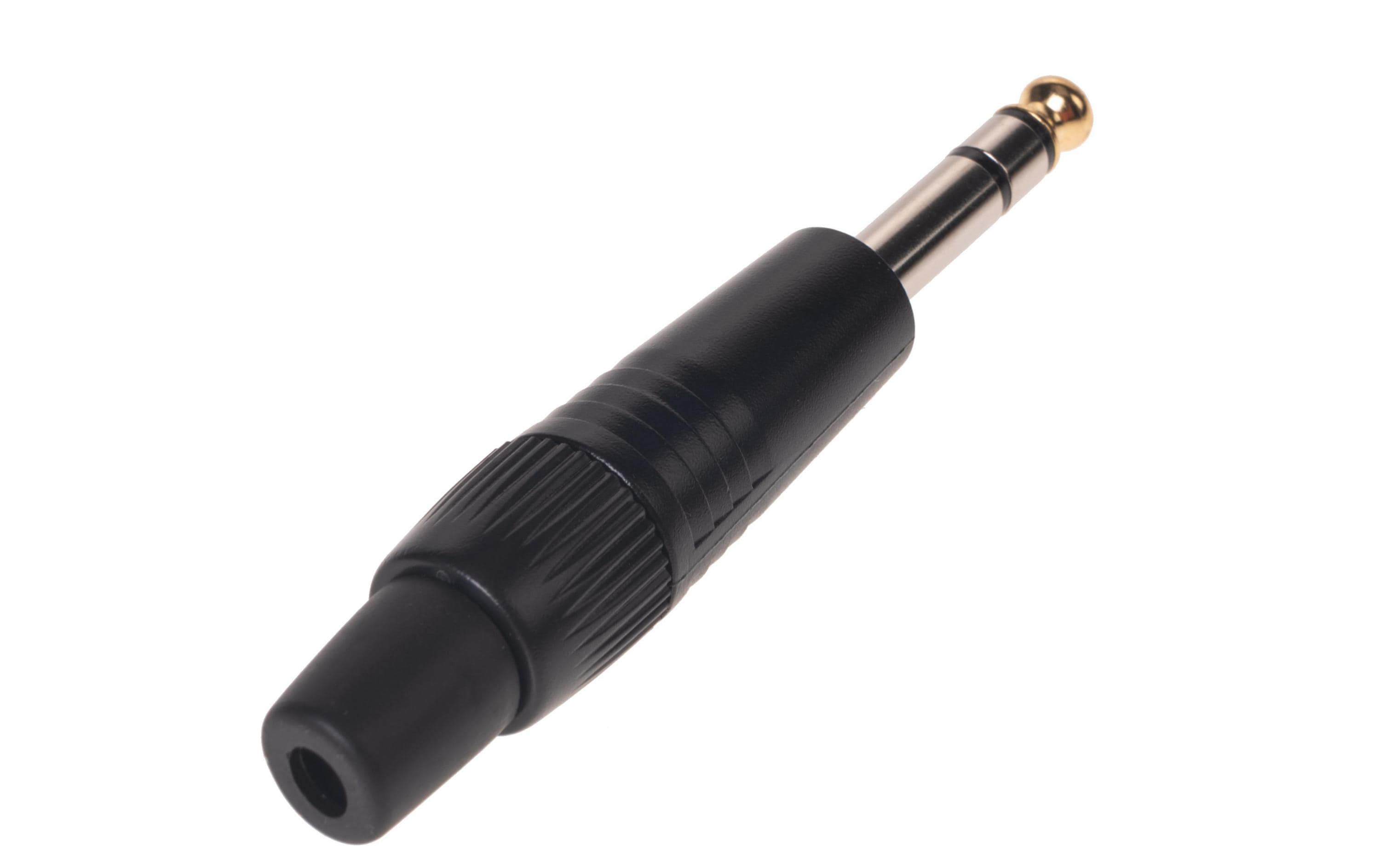 Stecker BC2002BK-M 6.3mm stereo Klinkenstecker schwarzHochwertiger und robuster Bemero XLR-Stecker