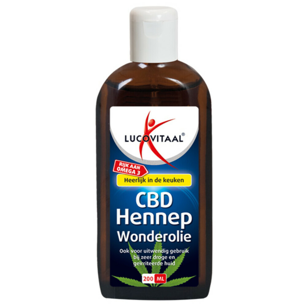 Lucovitaal Hennep CBD Wonderolie 200 ml