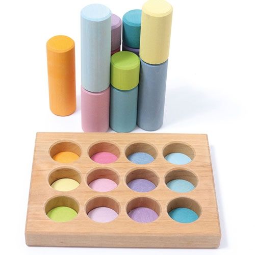 Grimm's stapelrollers 12st - pastel