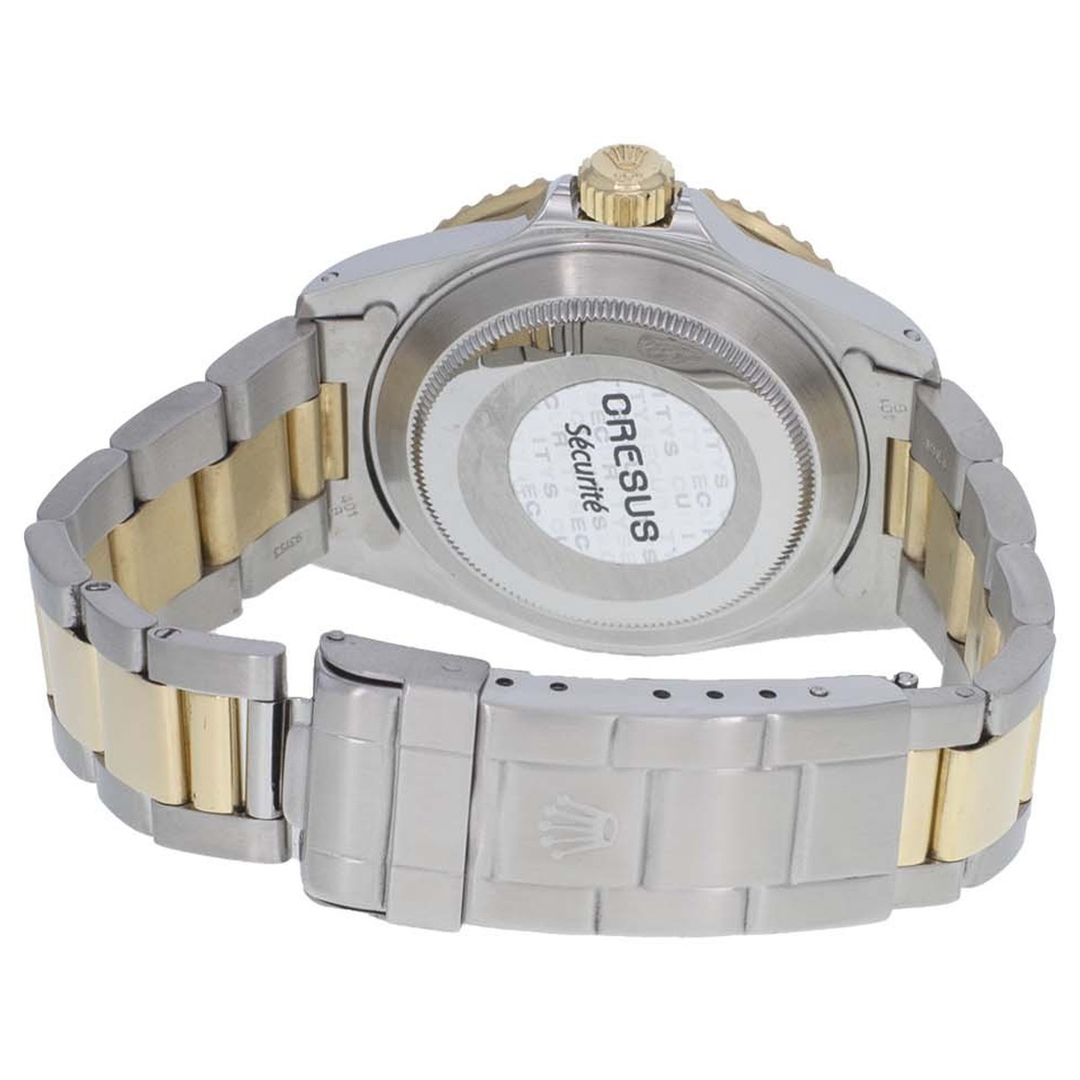 Montre d'occasion Rolex Submariner homme automatique or 750 jaune et acier