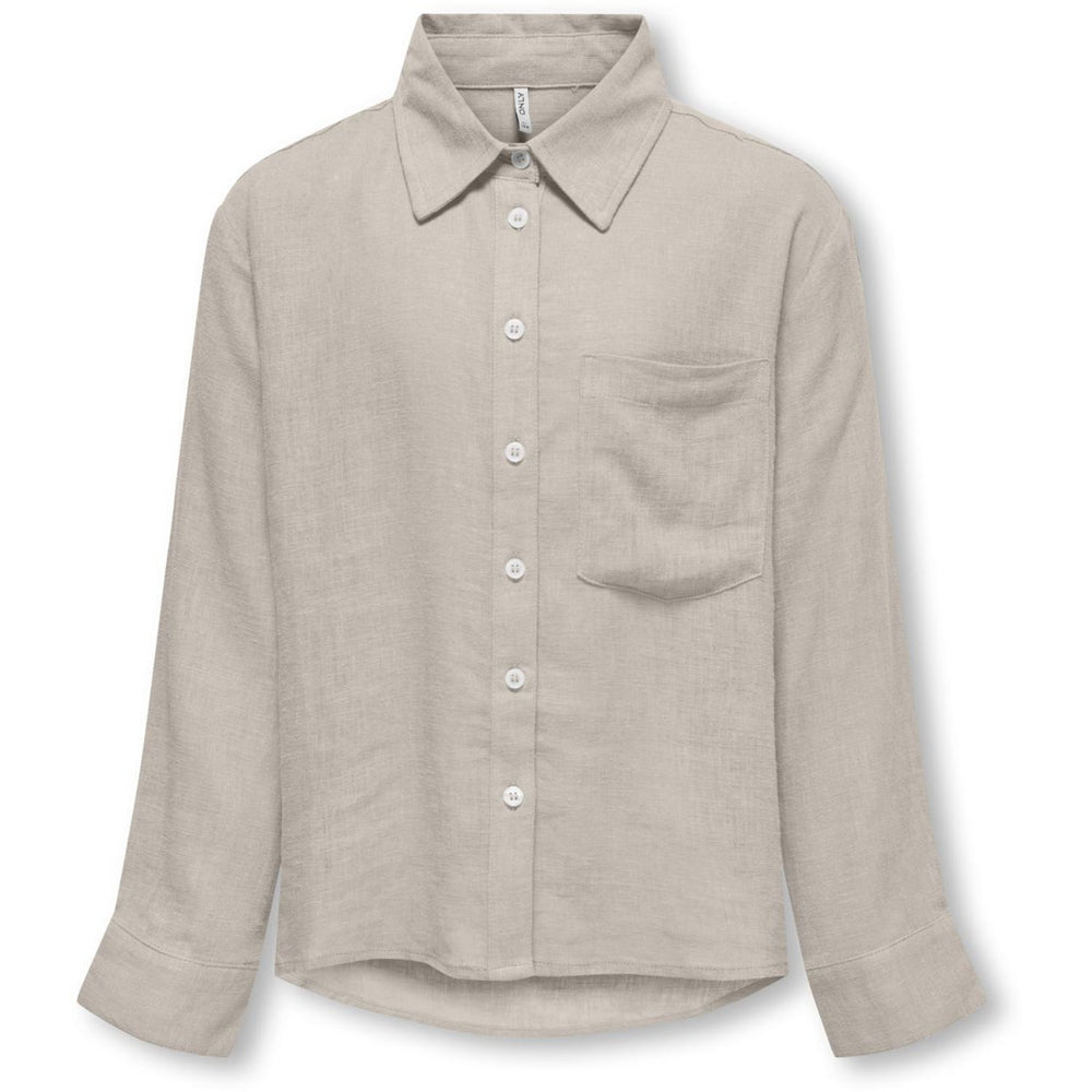 Køb kids ONLY Pumice Stone Tokyo Linen Blend Skjorte