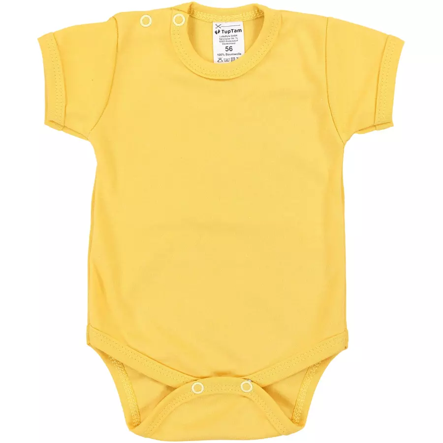TupTam Jungen Baby Body Kurzarm 5er Pack gelbgrün