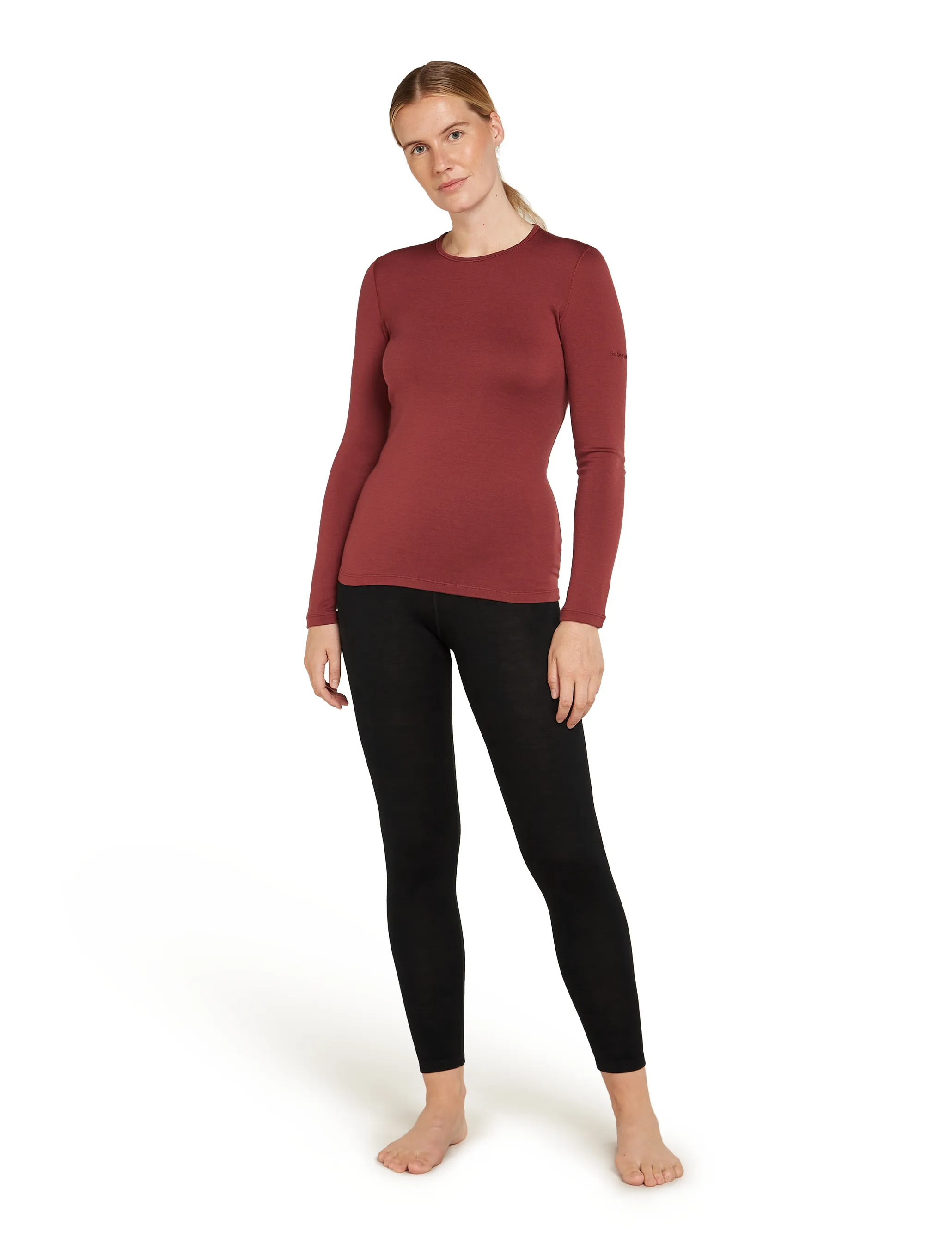 Icebreaker Women's Merino 260 Tech High Rise Leggings Black